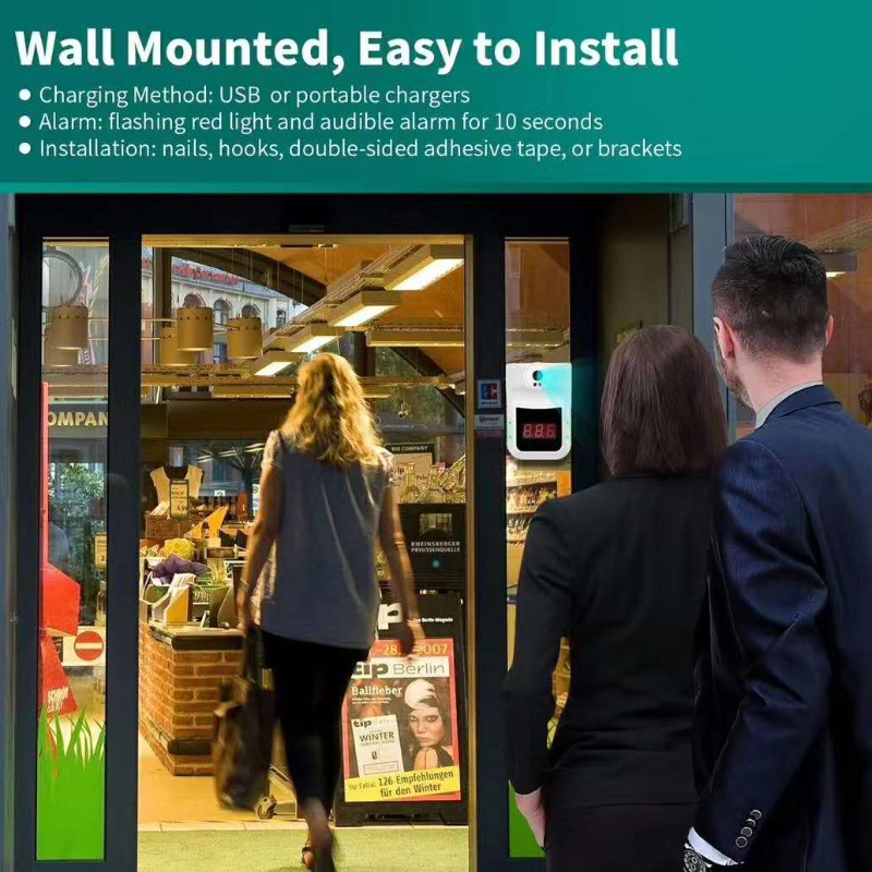 2020 Νέο Τείχος Προϊόντων Συναρμολογημένο υπέρυθρο θερμόμετρο για Ανθρώπινο Σώμα