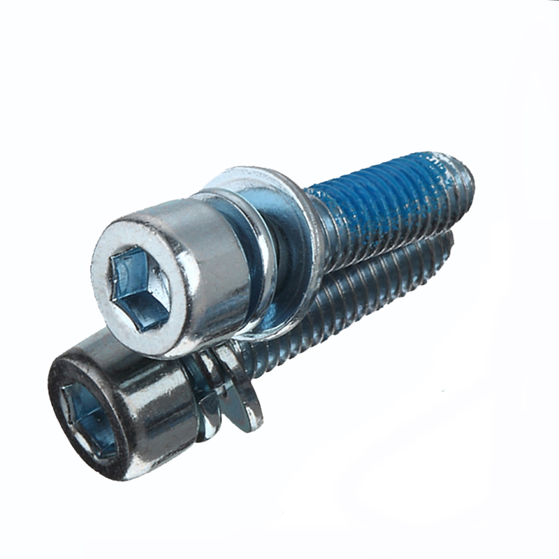 Κινέζος προμηθευτής DIN912 Blue Zinc Hex Socket Cup Head Screws with Nylok