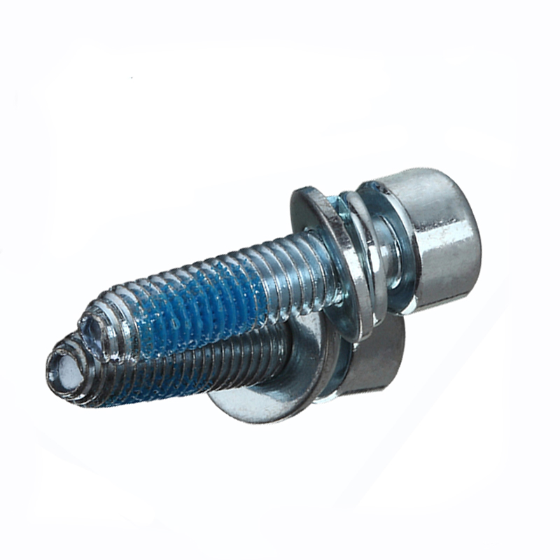Κινέζος προμηθευτής DIN912 Blue Zinc Hex Socket Cup Head Screws with Nylok