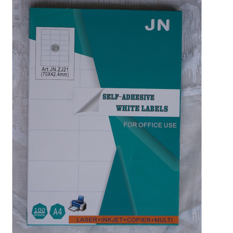 Αυτοκόλλητο με λευκή ετικέτα A4