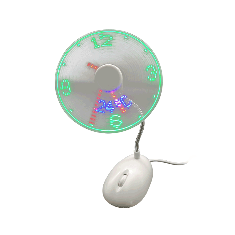 Επιτραπέζιος ανεμιστήρας USB με οθόνη LED S03