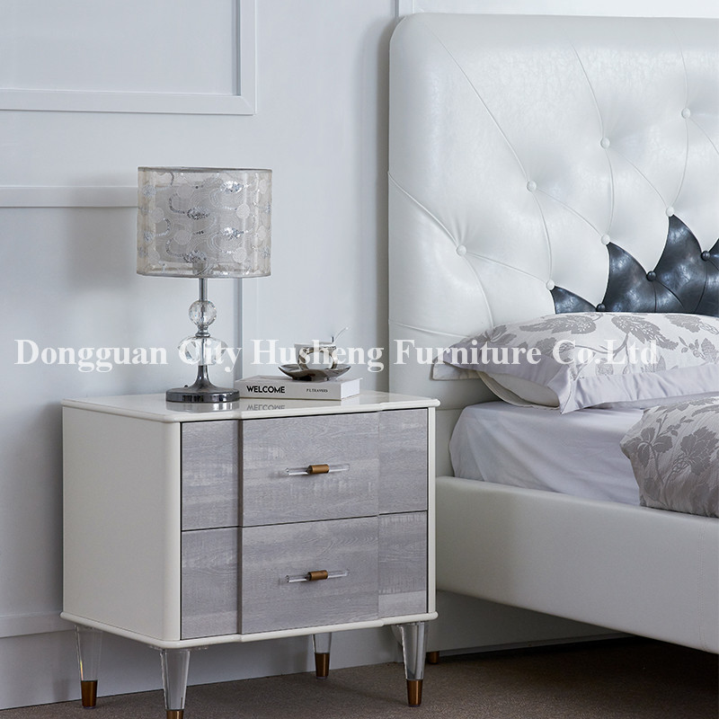 Νέα άφιξη!Σχεδιασμένο Μοντέρνο Δερμάτινο κρεβάτι για έπιπλα κρεβατοκάμαρας