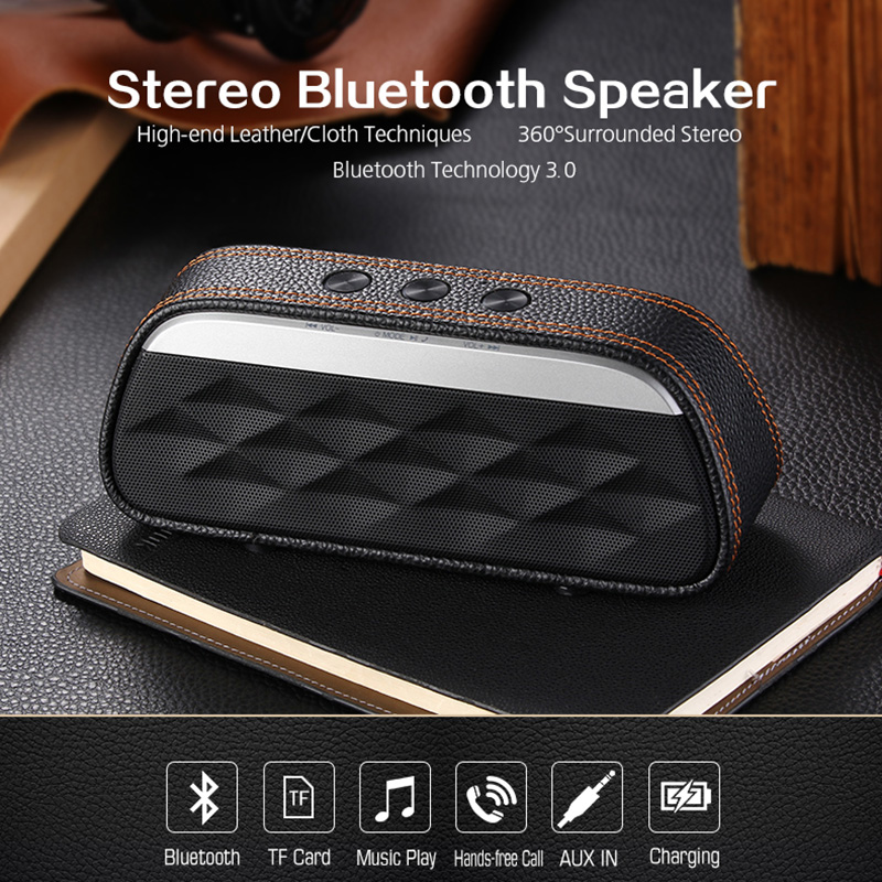High End Stereo Wireless Bluetooth ηχείο 1200 mAh Battery