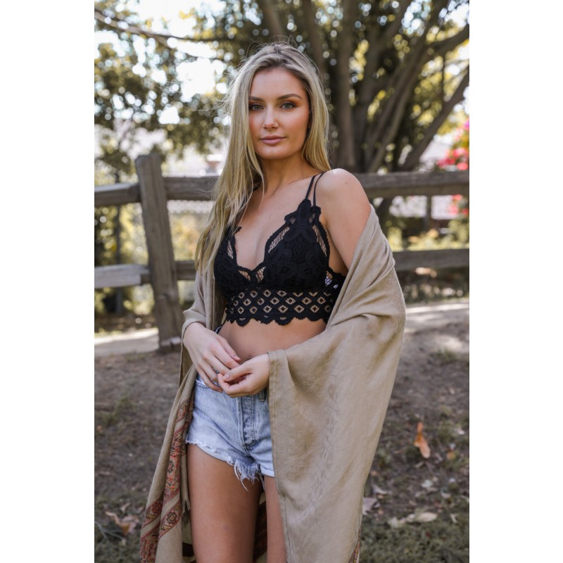 Ga-5448 grace κορίτσι crochet δαντέλα μακρυμάλλης bralette πιο δημοφιλής το 2020