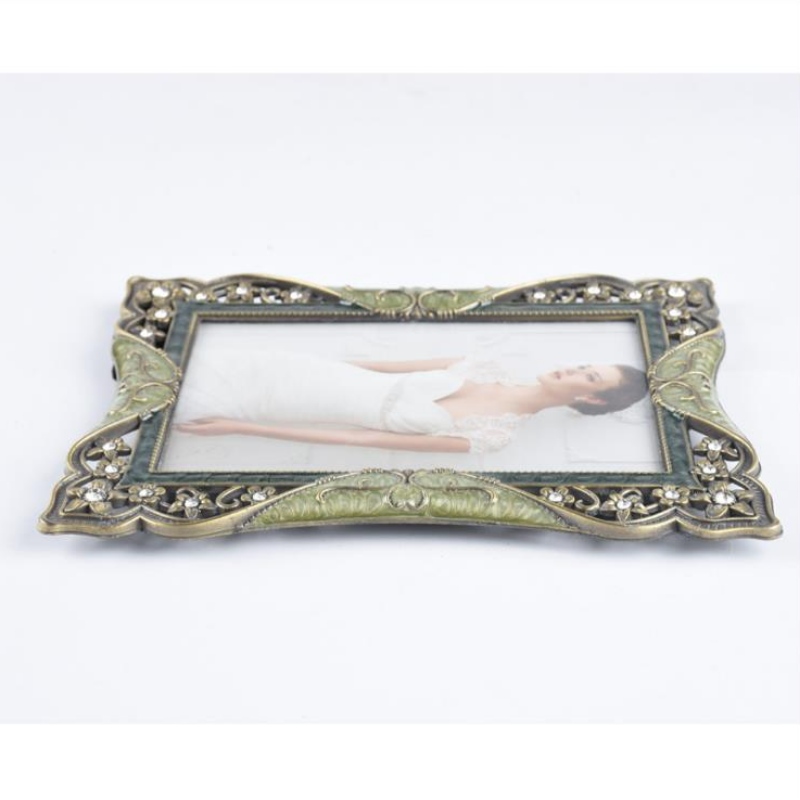 Vintage European γαμήλιο φόρεμα Δημιουργική προσαρμογή σκελετού από σμάλτο σκελετού φωτογραφικών πλαισίων