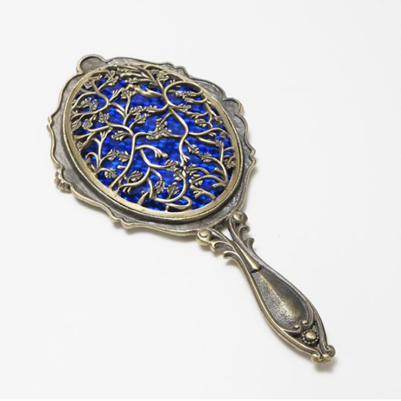 Δημιουργικό σπίτι μεγεθύσιμο μακιγιάζ από καθρέφτη μεταλλικά σκάφη μακιγιάζ καθρέφτη γαμήλιο δώρο