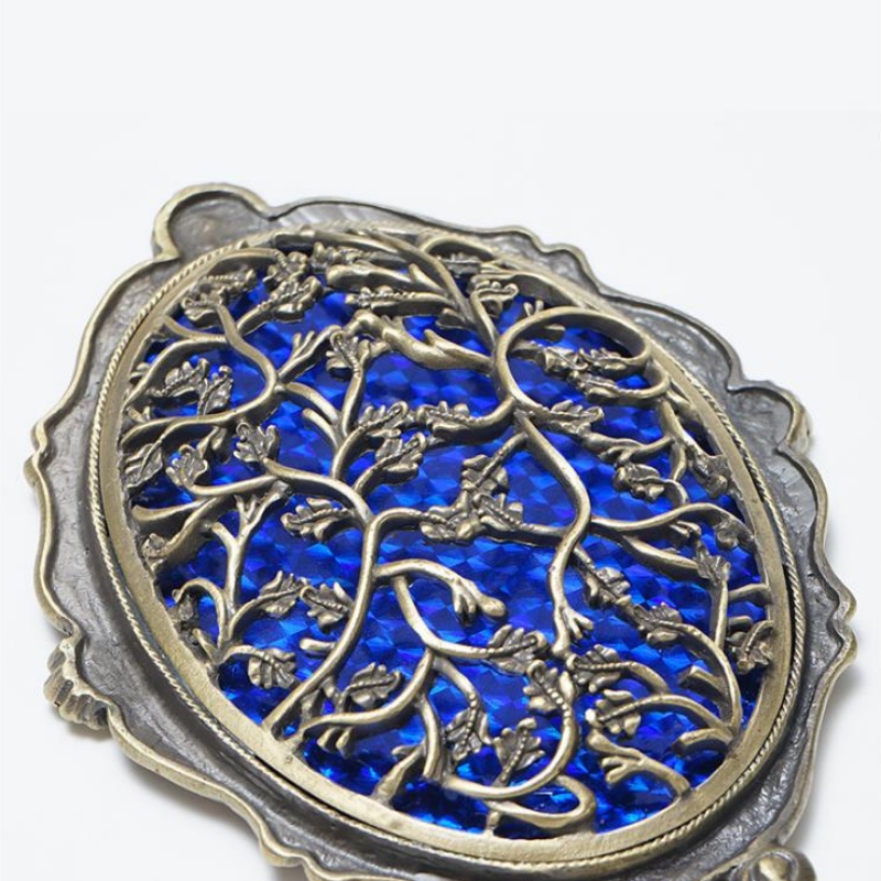 Δημιουργικό σπίτι μεγεθύσιμο μακιγιάζ από καθρέφτη μεταλλικά σκάφη μακιγιάζ καθρέφτη γαμήλιο δώρο