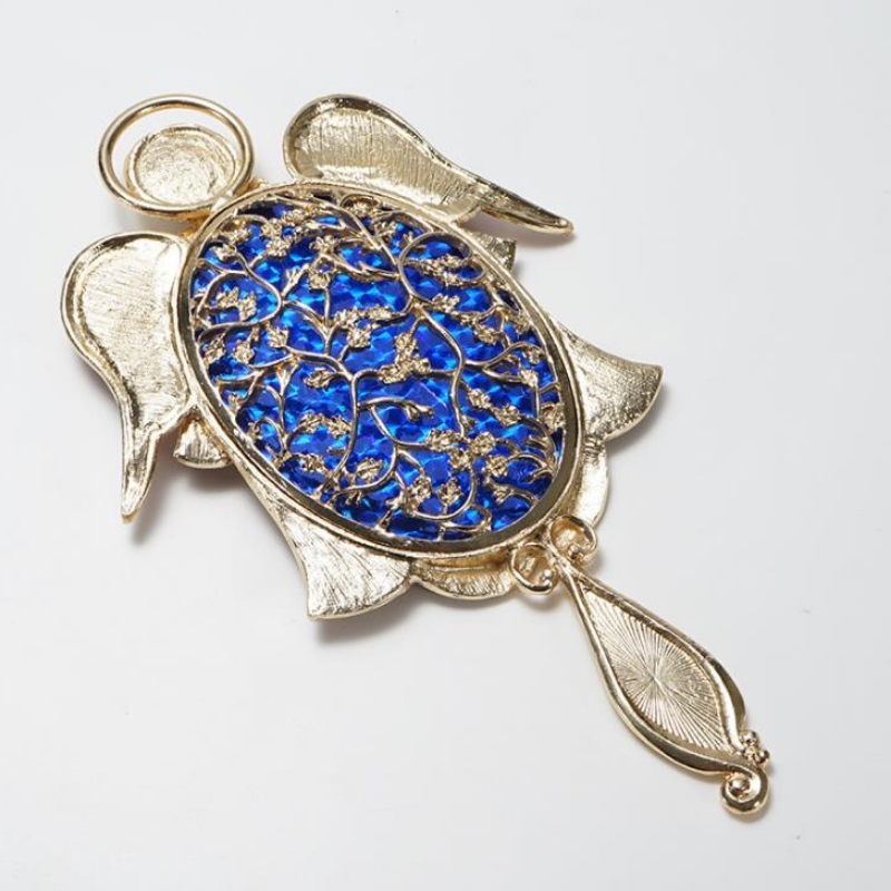 Χειροτεχνίες χονδρική πώληση καινούργιων φορητών πτυσσόμενων κουτιών καθρέφτη δώρο μικρό κάτοπτρο μεταλλικό πίνακα καθρέφτη