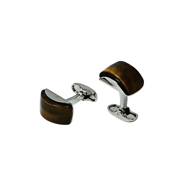 Tigers Eye Mountain Unique Cuff Links