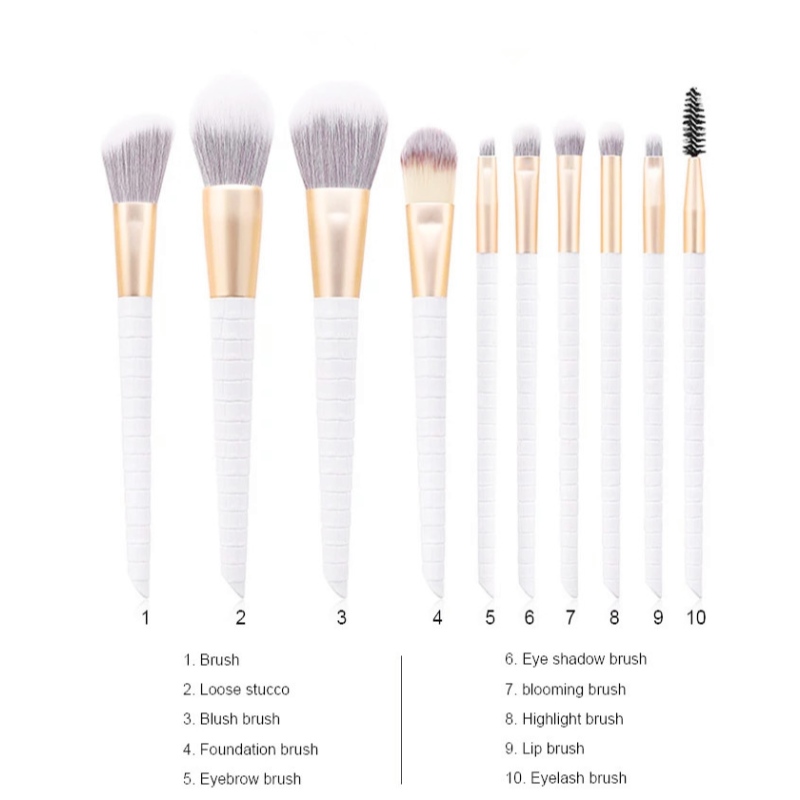 2020 Νέα βούρτσα καλλυντικών μοτίβου κροκόδειλου με ματ ίνες