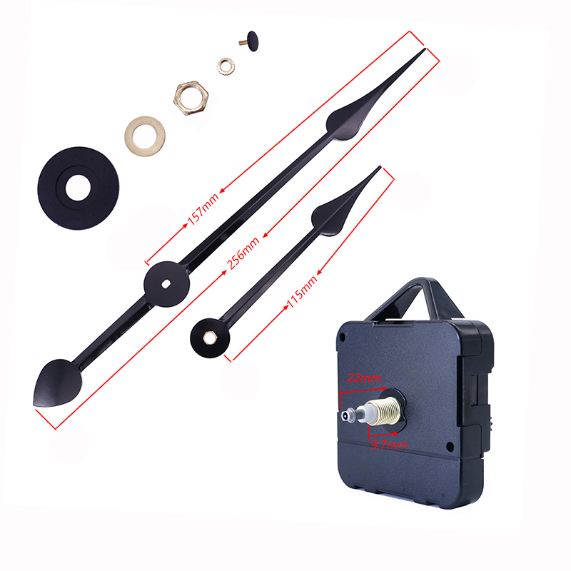 HR1688 μηχανή ρολογιού χαλαζία 15 mm και χέρια ρολογιού αλουμινίου