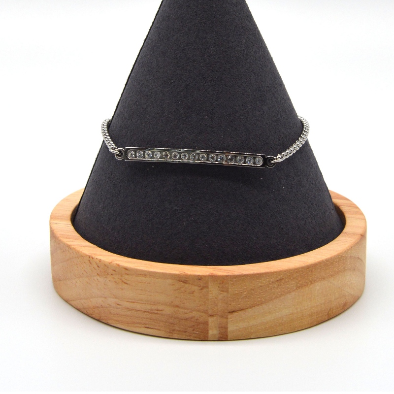 Δέσμευση πέτρας από ανοξείδωτο χάλυβα Bracelet rfbbg0091