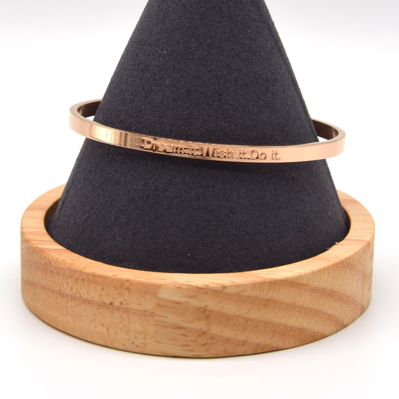 Γράμμα από ανοξείδωτο χάλυβα Bracelet rbbg0123