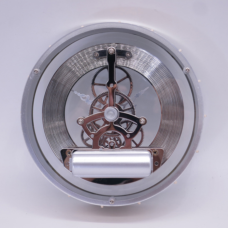 διάμετρος 149MM ασημένιο σκελετό ρολόι ένθετο μέρος ρολογιού