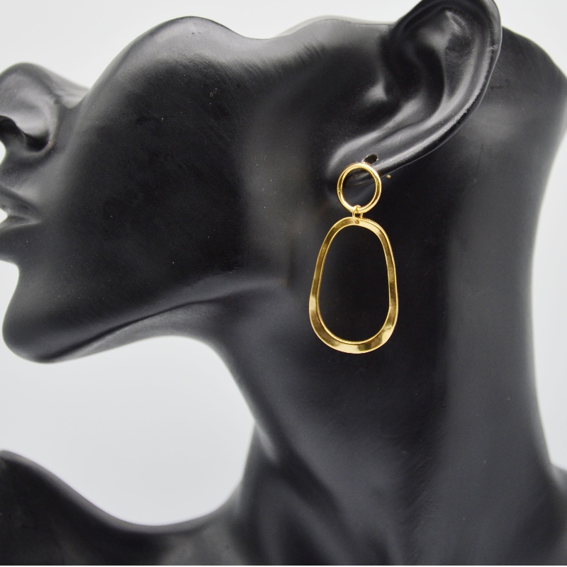 Σκουλαρίκια από ανοξείδωτο χάλυβα και σκουλαρίκια RFber0061