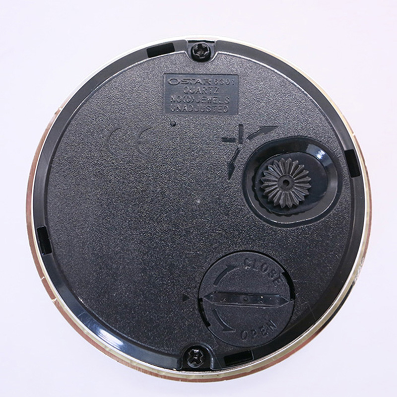 Dongguan WF 58mm ασημένιο στρογγυλό μεταλλικό ρολόι