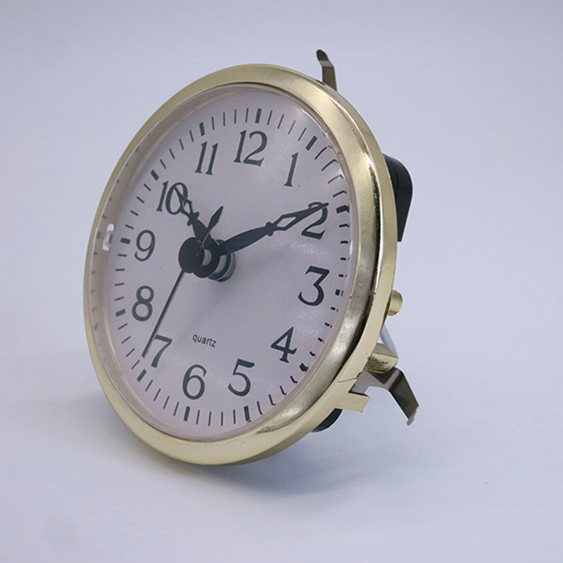 ένθετο ρολόι τοίχου χρυσού διαμέτρου 75mm