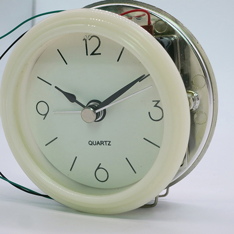 διάμετρος 76 mm αυθεντικό μπεζ ένθετο ρολόι τοίχου