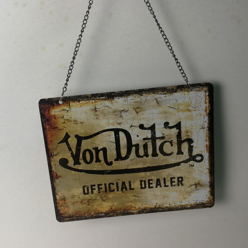 Επιτοίχιο μεταλλικό κασσίτερο προειδοποιητικό σήμα