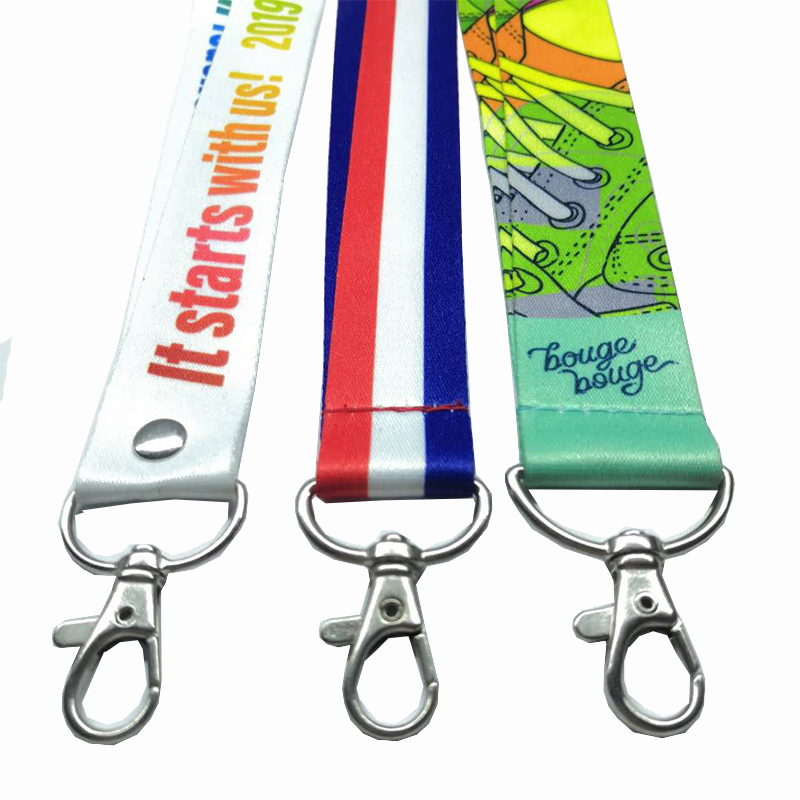 Εμπορική απευθείας πώληση προσαρμοσμένο λογότυπο κρέμας σχοινιού κρέμας ζώνης πολυεστέρα προσαρμοσμένο για την αλυσίδα χονδρι...