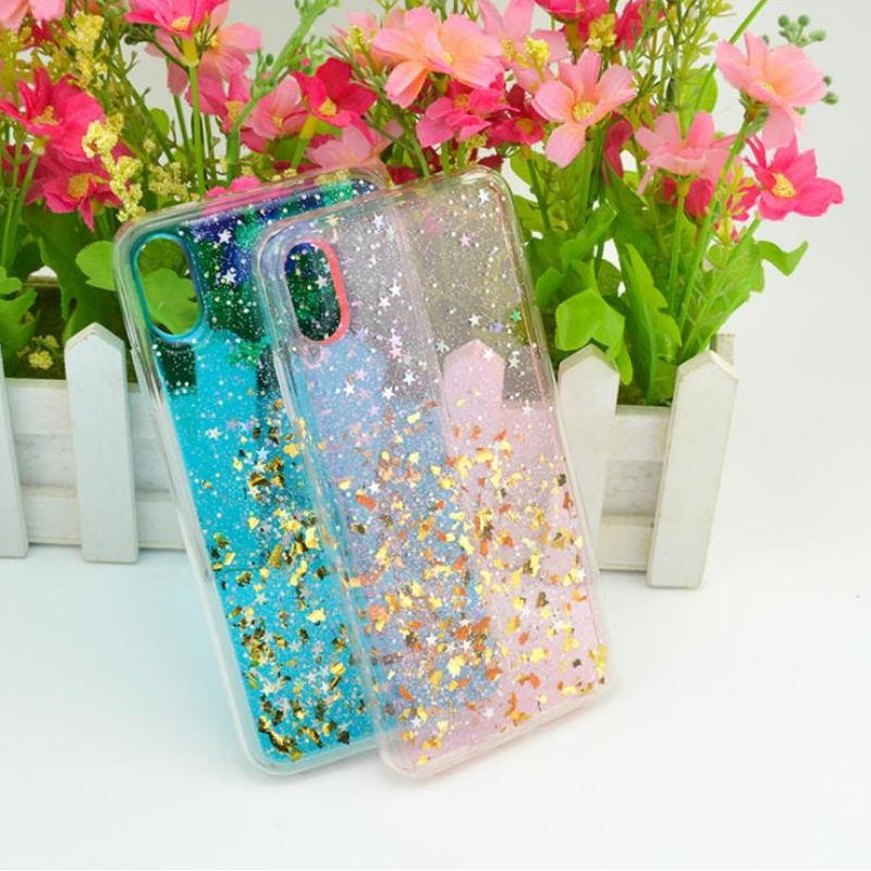 Το iPhone του εργοστασίου άμεσης λάμψης σε σκόνη χρυσού φύλλου ασημίου κατάλληλο για διαφανές πλαστικό θήκη κινητού τηλεφώνου πλήρ...