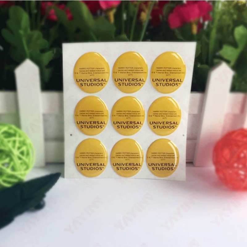 Παρασκευαστής ειδικών χρωματικών αποτυπωμάτων Τυπώματος προσαρμοσμένη ετικέτα με κρυστάλλινη στάξη φιλική προς το περιβάλλον ...