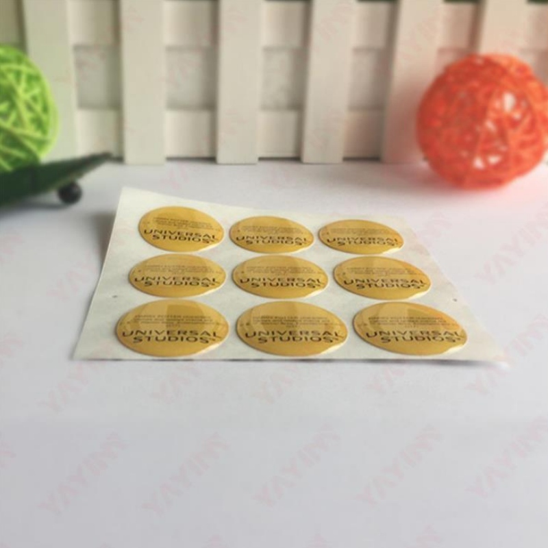 Παρασκευαστής ειδικών χρωματικών αποτυπωμάτων Τυπώματος προσαρμοσμένη ετικέτα με κρυστάλλινη στάξη φιλική προς το περιβάλλον ...