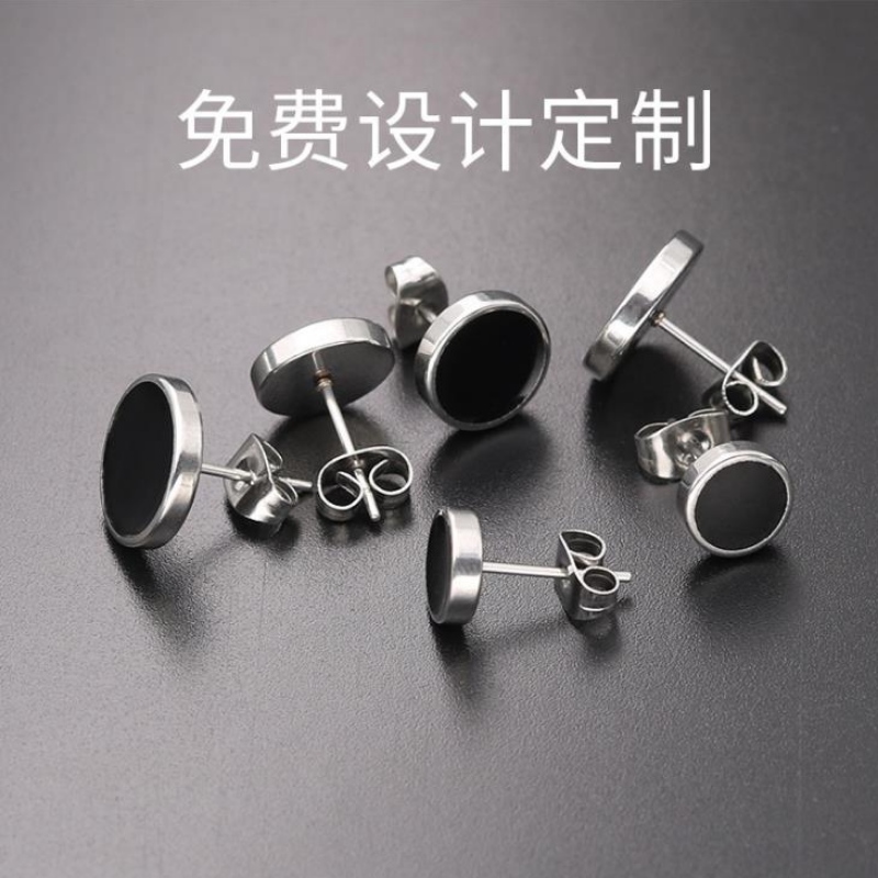 Εργοστασιακά πλαστικά σκουλαρίκια από κρυστάλλινα πλαστικά σκουλαρίκια, διαφανή σκουλαρίκια από κρυστάλλινο πλαστικό