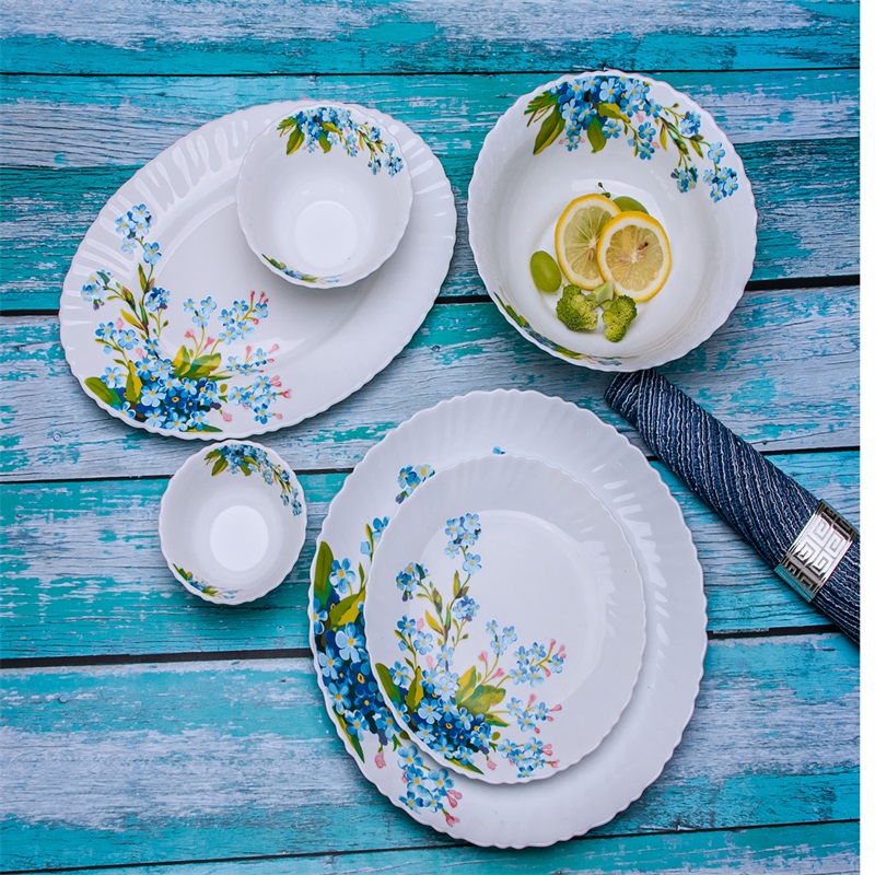 Οριοθήκη υαλοπινάκων οπάλιου γυαλιού LHP και Heat Resistant Opal Glassware