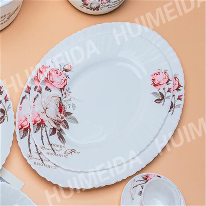 Συσκευές φαγητού για γυάλινα γυάλινα γυαλιά οπάλιου LHIP και αντίσταση θερμότητας Opal Glassware