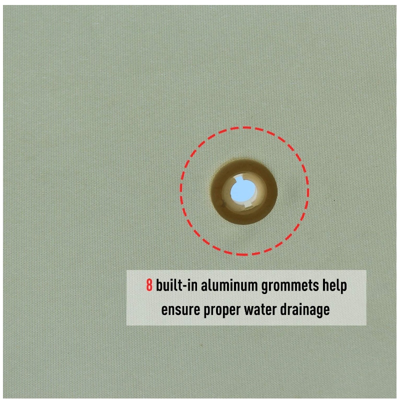 Διπλή οροφή Εξωτερική με αεριζόμενο μαλακό κιόσκι Gazebo και αφαιρούμενες κουρτίνες