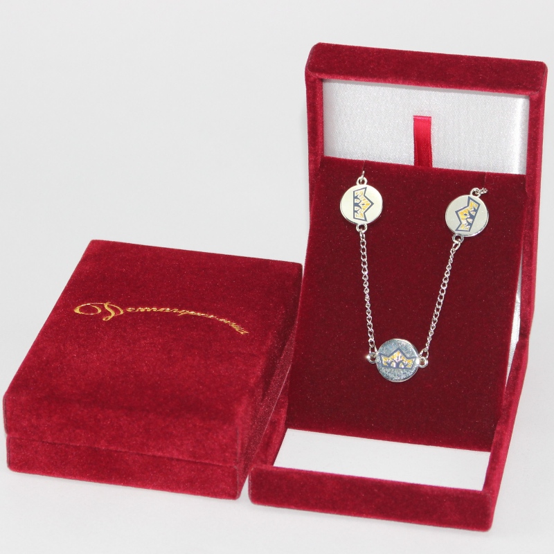 Αντικείμενο V-17L τετράγωνο δερμάτινο κουτί PU για μετάλλιο 65 * 90 mm, σήμα, κέρμα κ.λπ. mm. 80 * 110 * 34, βάρη περίπου 90g