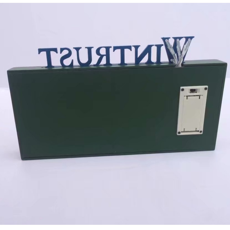 Ξύλινοι κύβοι Wintrust Video Board με φώτα LED