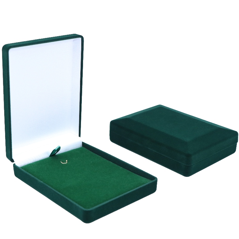 D-15 προσαρμοσμένο χονδρικό μαύρο και κόκκινο βελούδινο κουτί για νόμισμα, κολιέ και μετάλλιο