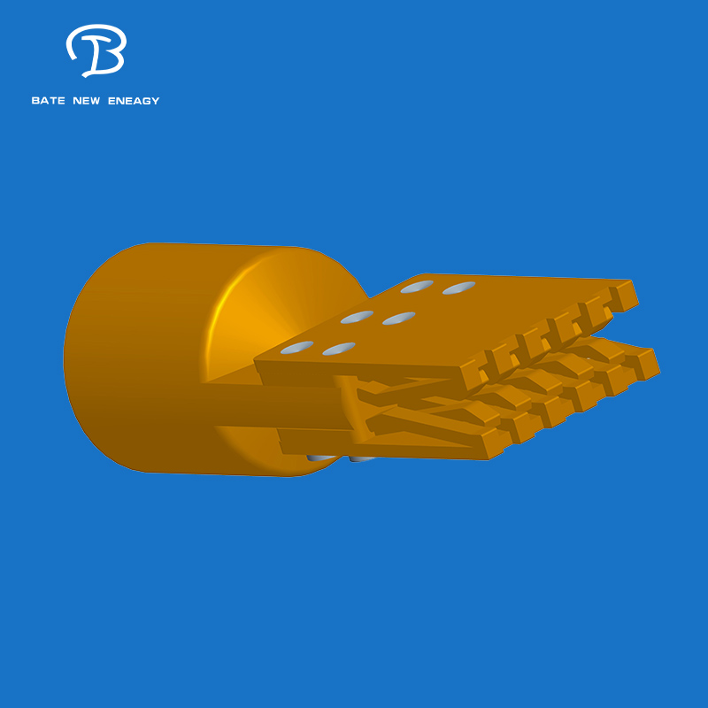 Ειδικός συνδετήρας τερματικού υψηλής τάσης για το ηλεκτρικό ερμάριο συνδετικό τεμάχιο χαλκού Η πρίζα