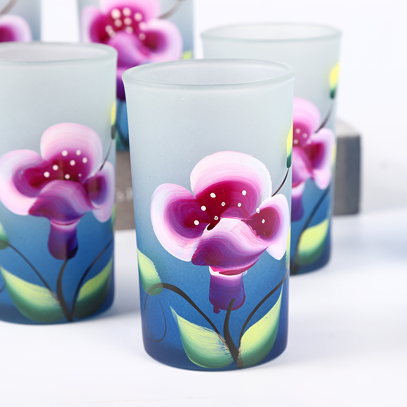 6 Κομμάτια από το σετ ποτών με βαφή σε κύπελλο έξι κομμάτια από το σετ δημιουργικής μεγάλης χωρητικότητας