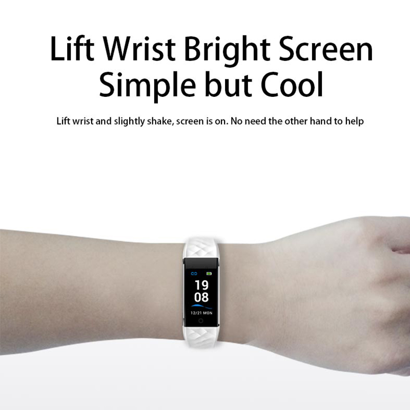 Έξυπνο ρολόι Δυναμική ανίχνευση καρδιακού ρυθμού (JYDA4725) S2Color screen Δυναμικό βραχιόλι καρδιακού ρυθμού Έξυπνο βραχιόλι υγείας