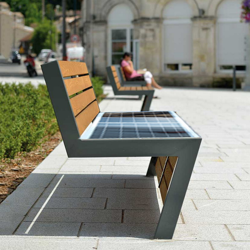 New Design Solar Energy Χαμηλότερη τιμή εργοστασίου Smart Park Bench