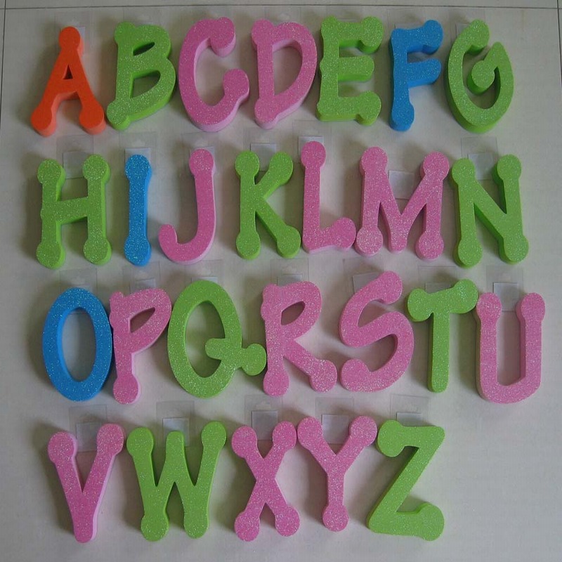 Γράμμα αφρού Glitter γράμμα EVA Επιστολή αφρού