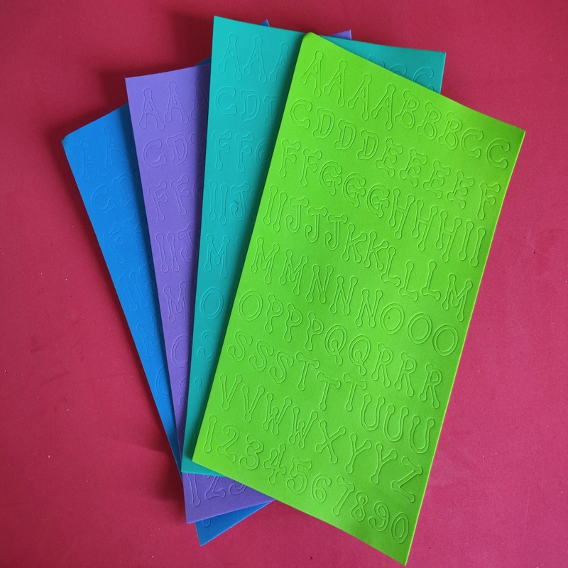 αυτοκόλλητα σχήματος αφρού