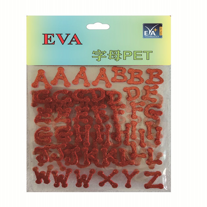 Αυτοκόλλητα με αφρό PET Foam Glitters PET