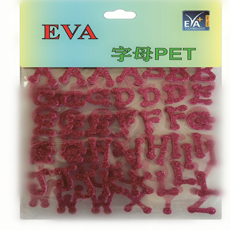 Αυτοκόλλητα με αφρό PET Foam Glitters PET