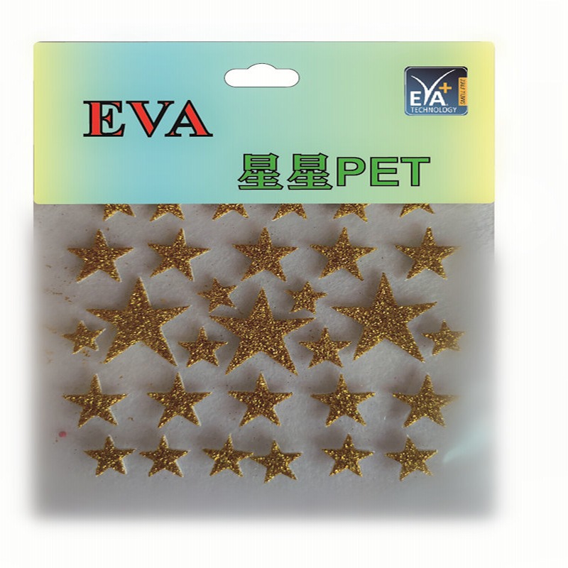Φωτοαριστέρες PET Foam αυτοκόλλητα PET Foam Glitters PET