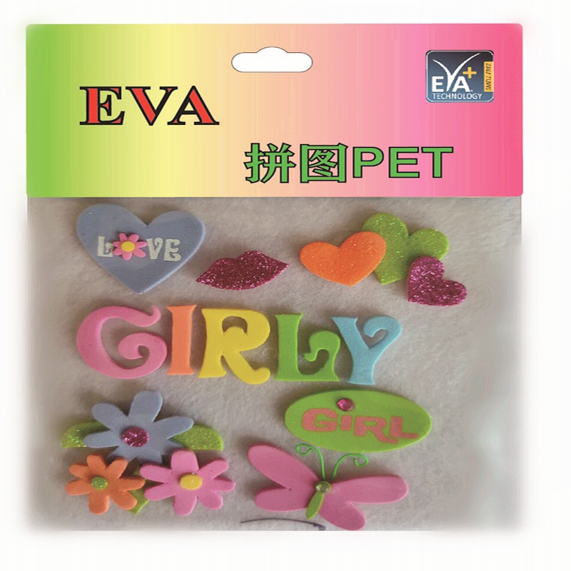 Φωταυτοκόλλητα PET Foam Glitter PET Foam 3D PET