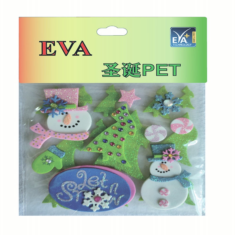 Φωταυτοκόλλητα PET Foam Glitter PET Foam Christmas PET