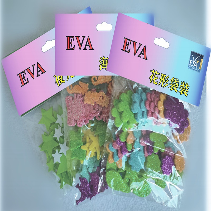 Φωτεινά αυτοκόλλητα Foam Glitter Foam