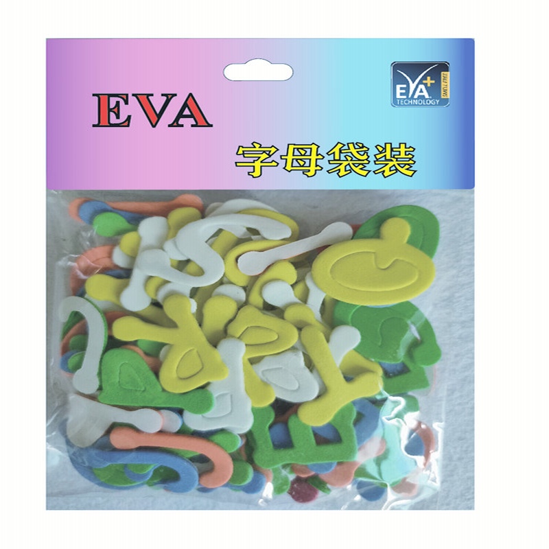 Φωτεινό αυτοκόλλητο Foam Glitter Foam Γράμμα