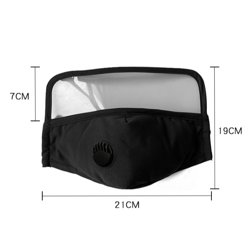 WOVEN FACE MASK 100% Βαμβάκι φιλικό προς το δέρμα, προστασία και προστασία των ματιών και του στόματος με φίλτρο διπλής όψης PET & PM2.5