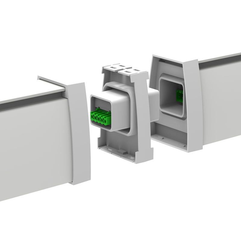 DALI Dimmable Επαγγελματικό Κινεζικό Εργοστάσιο Χονδρικό IP65 Αδιάβροχο Tri-proof Linkable LED Linear Light για Έργο