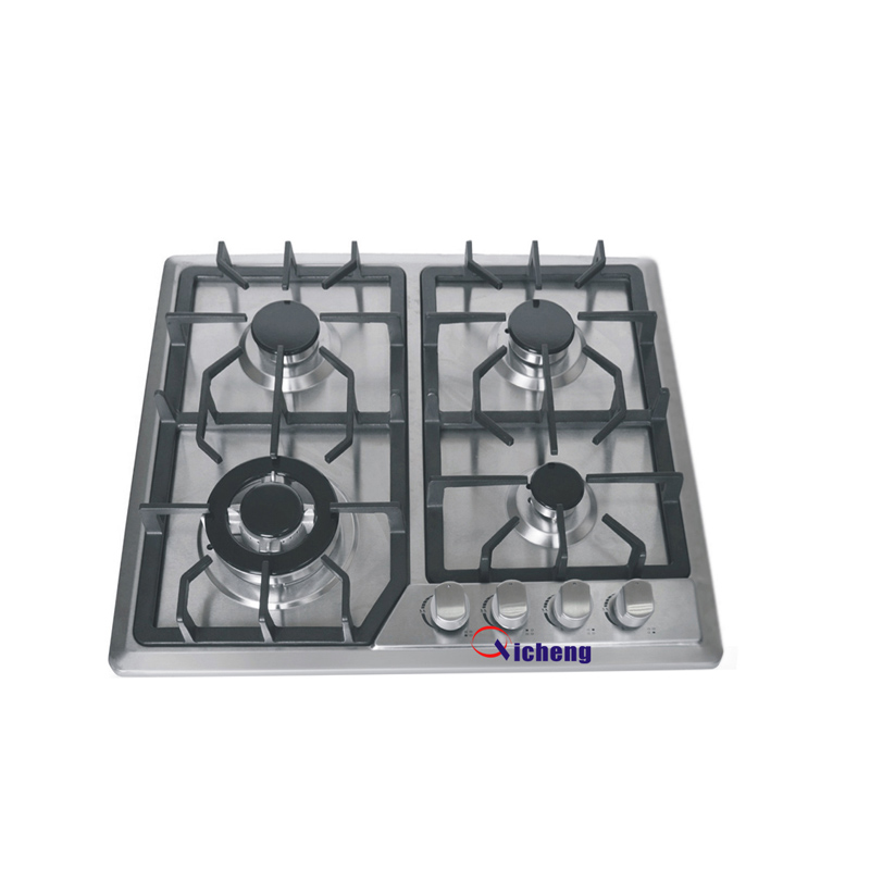 Γυάλινη επένδυση επωνυμίας OEM τύπου bulit σε εστίες αερίου 4 καυστήρα